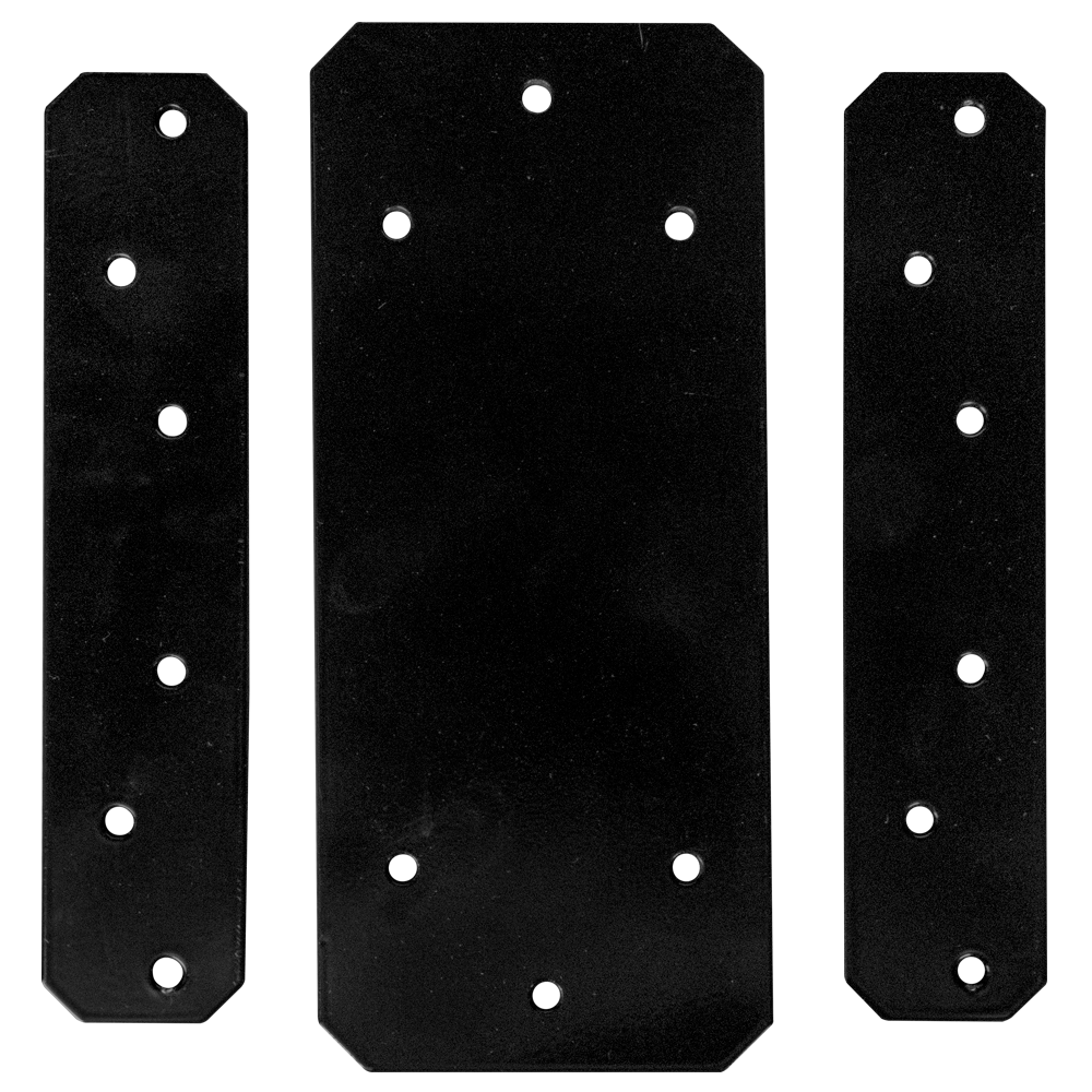 2 black AC-LA8-LINK-II plates plus 12 zinc bolts