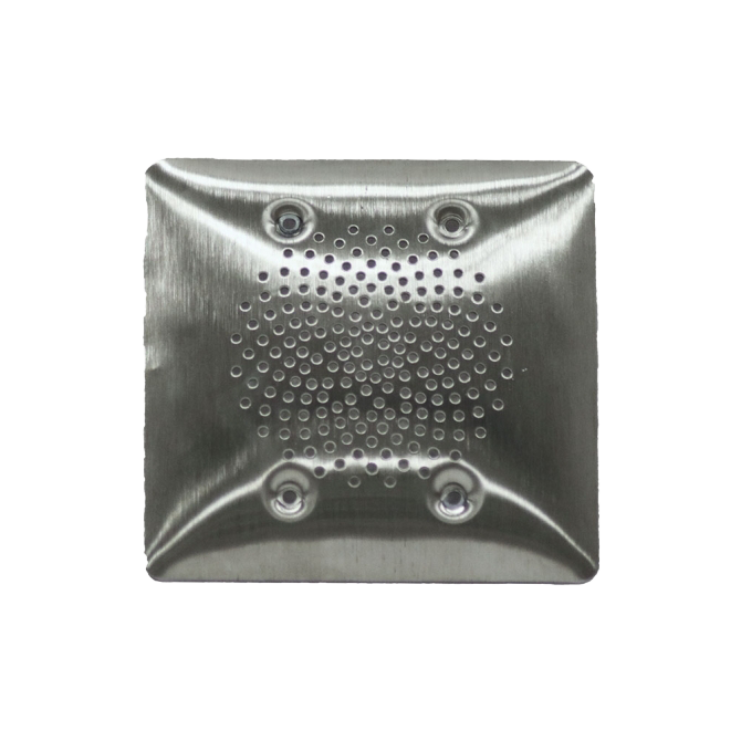 Stainless steel theft-resistant grille for the RF31 speaker