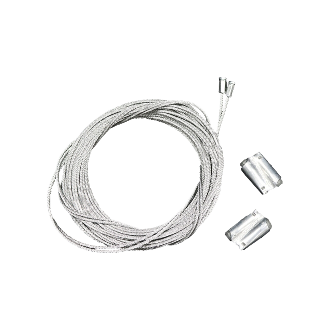 20' Hanging Cable - NO Carabiner, incl. Gripple Clamp, PAIR