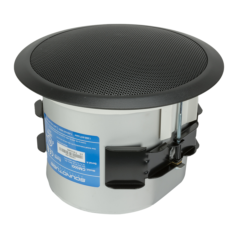 5.25" In Ceiling Speaker in Black with a BroadBeam Tweeter