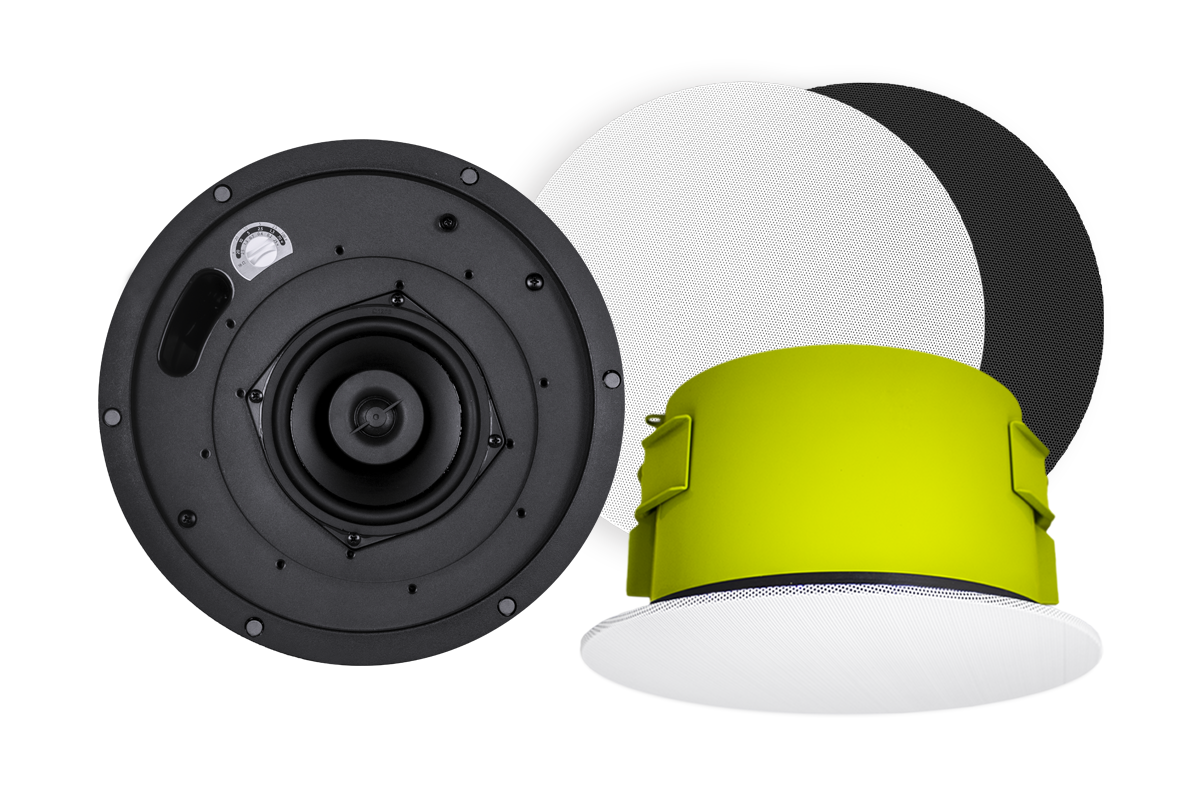 5.25" In Ceiling Speaker with white magnetic grill