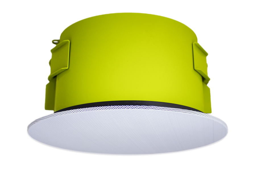 6.5" In Ceiling Speaker with White Magnetic Grille