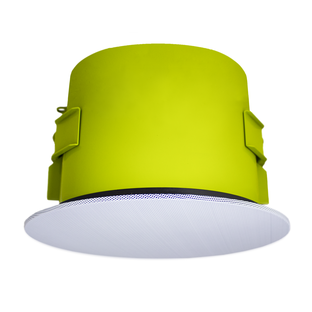 8" In Ceiling Speaker with White Magnetic Grille