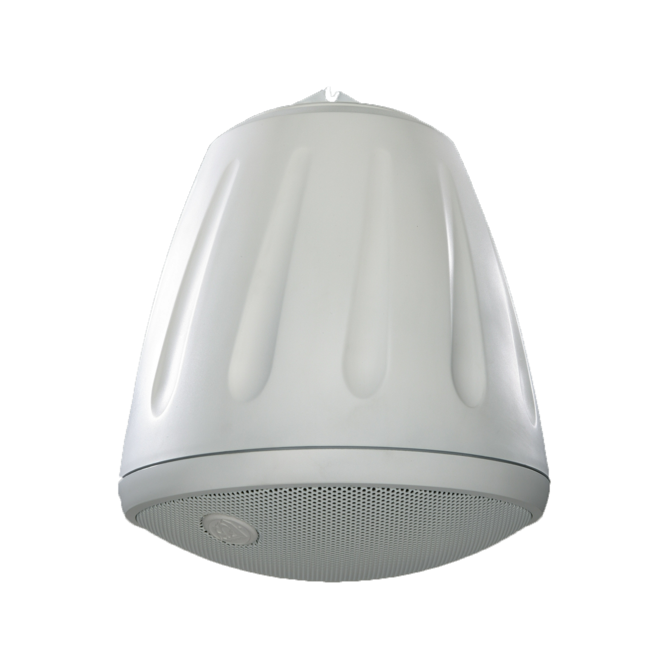 12" Hanging Speaker in White with Transformer