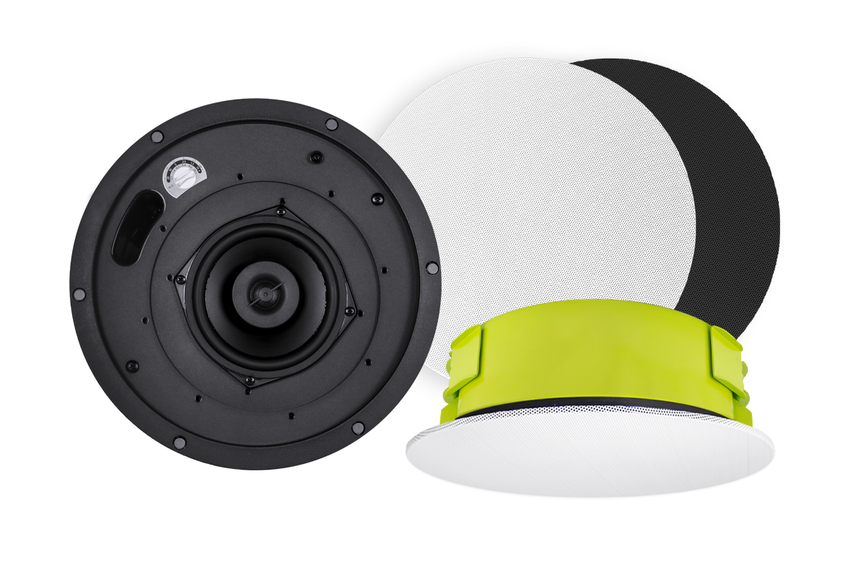 5.25" In Ceiling Short Can IP-Addressable, Dante Addressable, Speaker in White