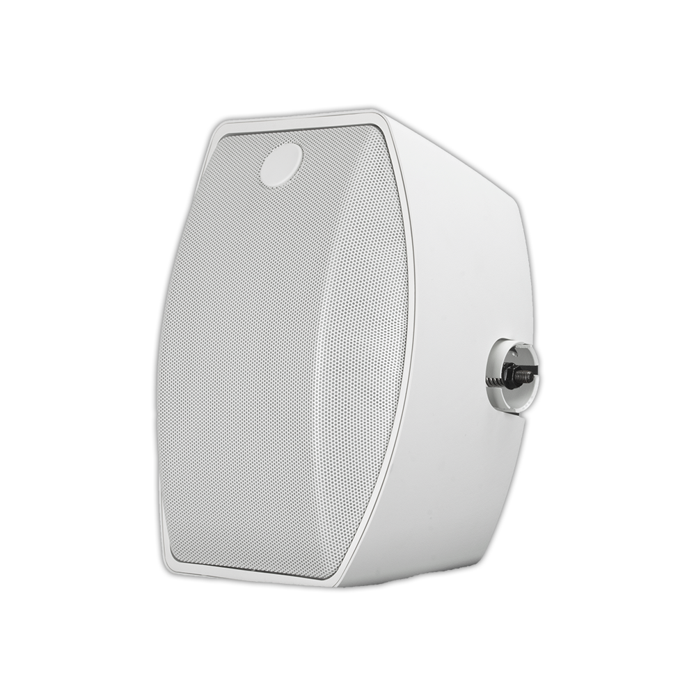 5.25" IP-Addressable, Dante, Surface Mount Spkr in White