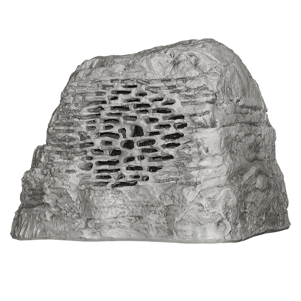 8" 2-way Outdoor Rock Speaker in Grey