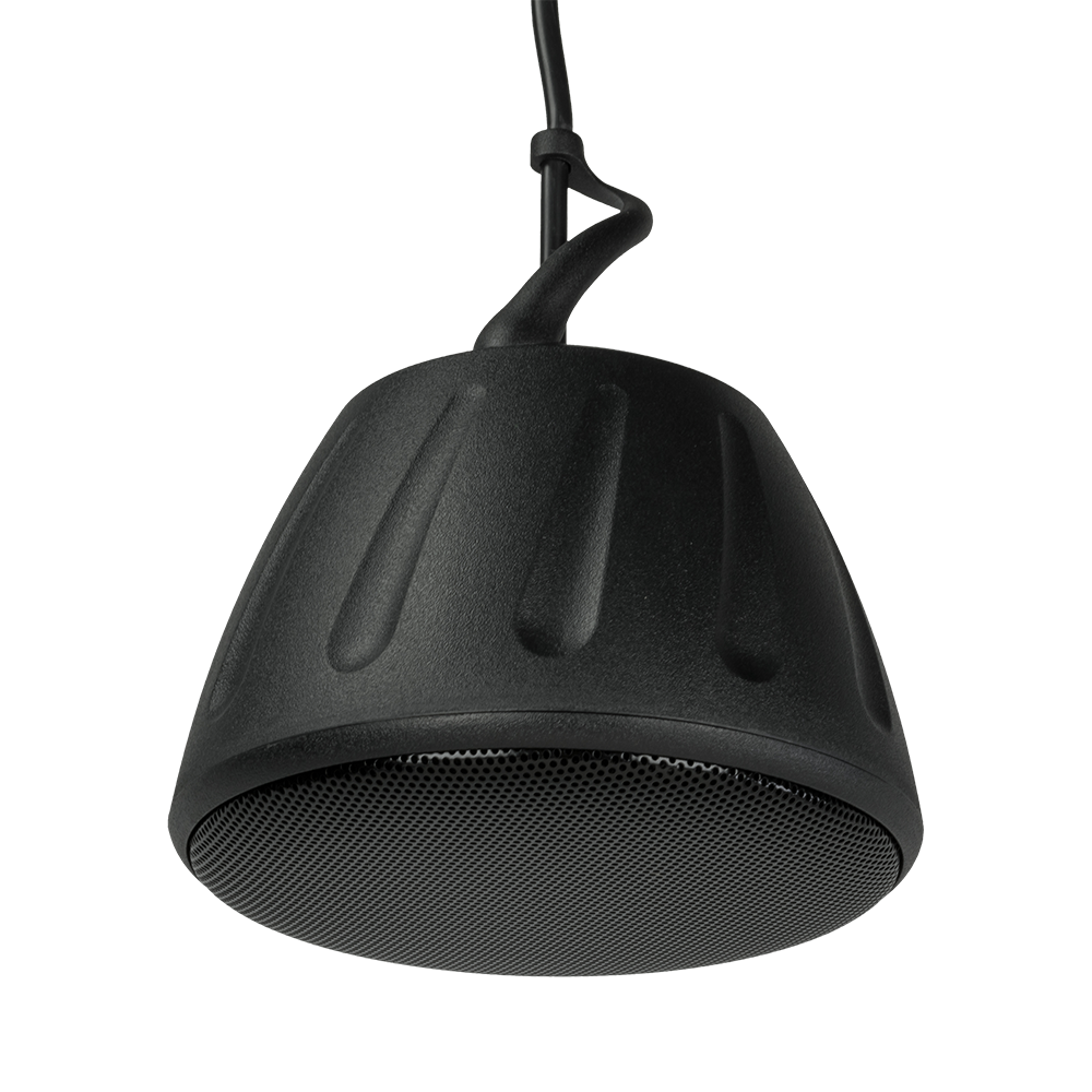3" Hanging Speaker in Black with Transformer