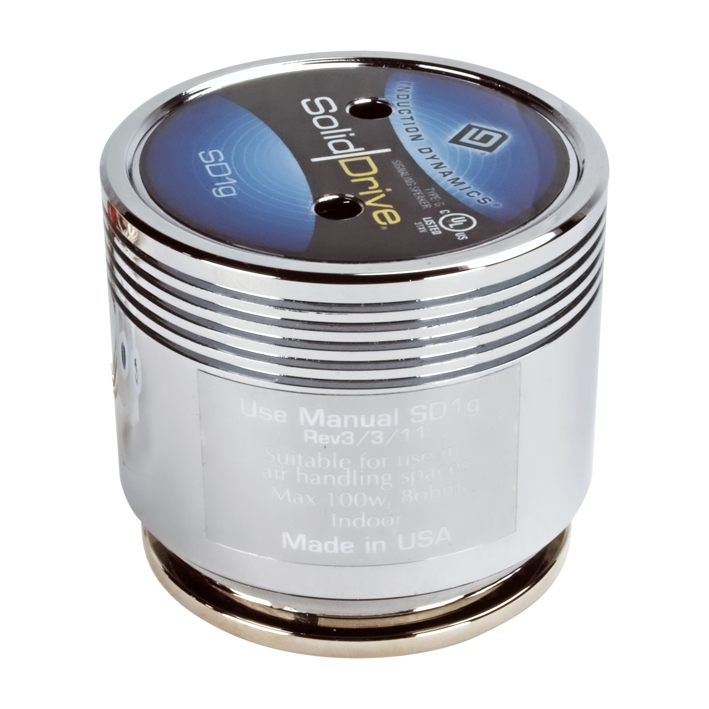 1.5" ACOUSTIC ACTUATOR GLASS Titanium